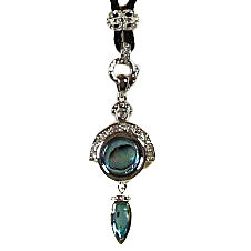 Parelmoeren ketting met abaloon, detail | Mirror Abalone