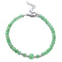 Groen edelstenen armband met aventurien en edelstaal | Little Green Aventurien