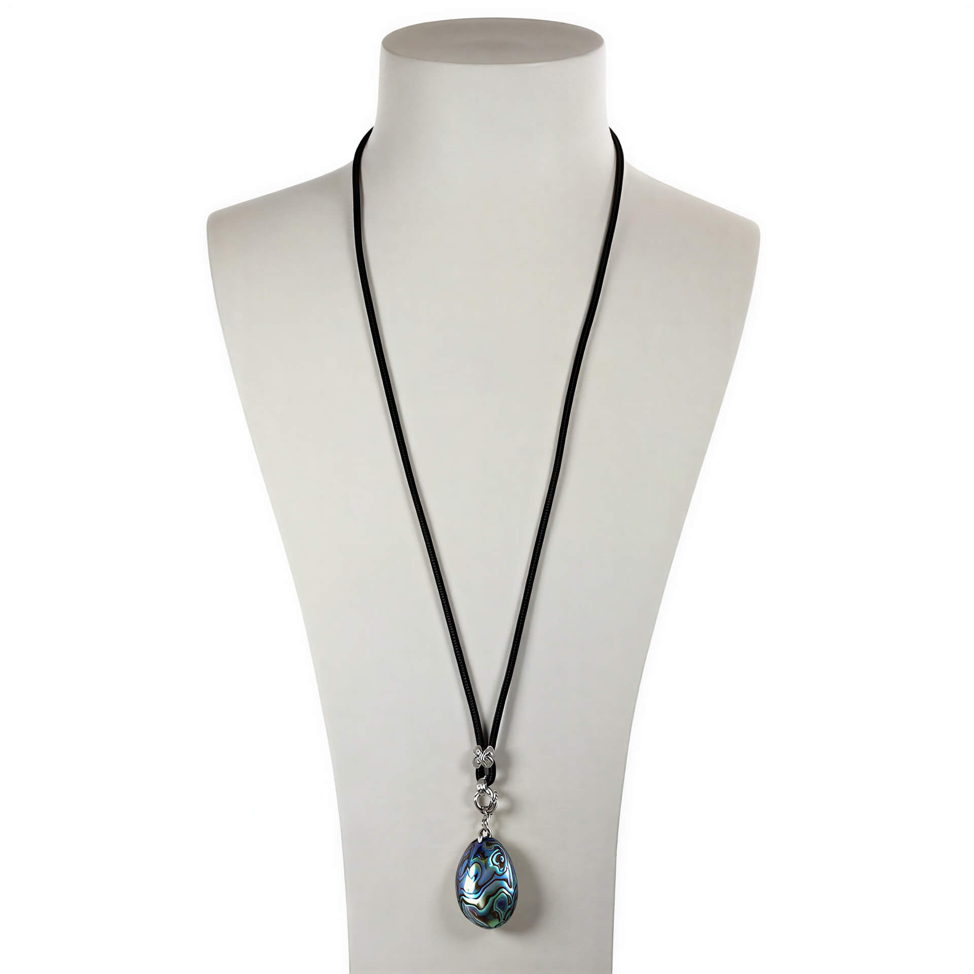 Parelmoeren ketting met abalone op buste | Abalone Nugget