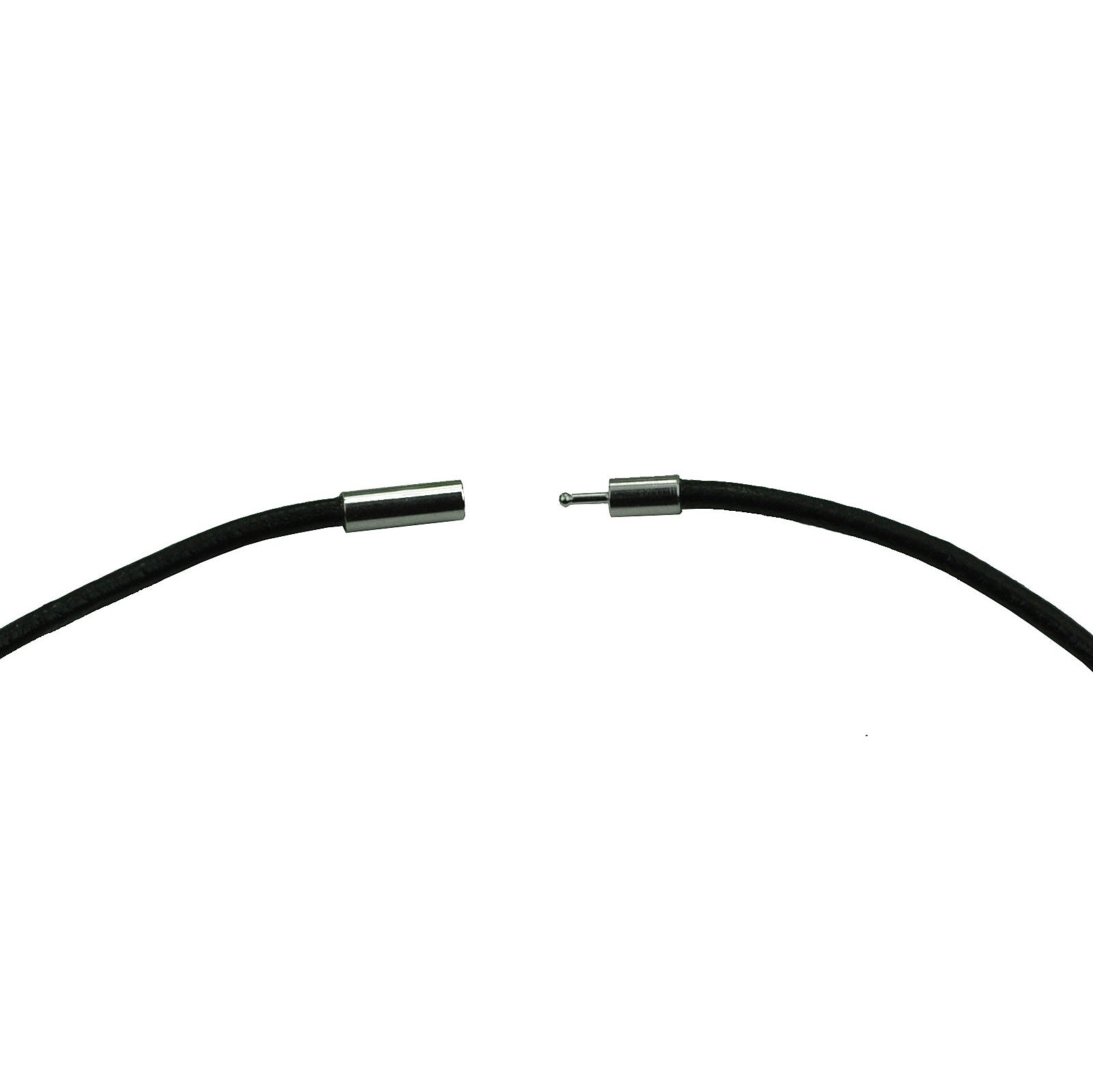 Slotje van rood zoetwater parel armband met zwart leer | Black Leather Pearl Red