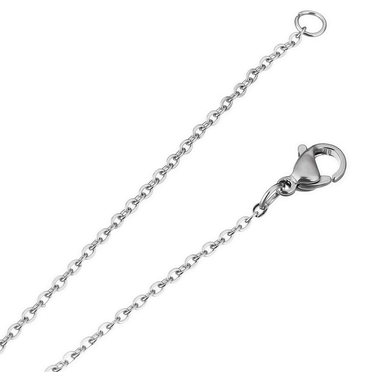 Slotje van zoetwater parelketting met zwart blauwe parel hanger en zilver edelstaal | Brit B