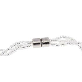 Magneetslotje van wit zoetwater parel armband | Twine Pearl White 2