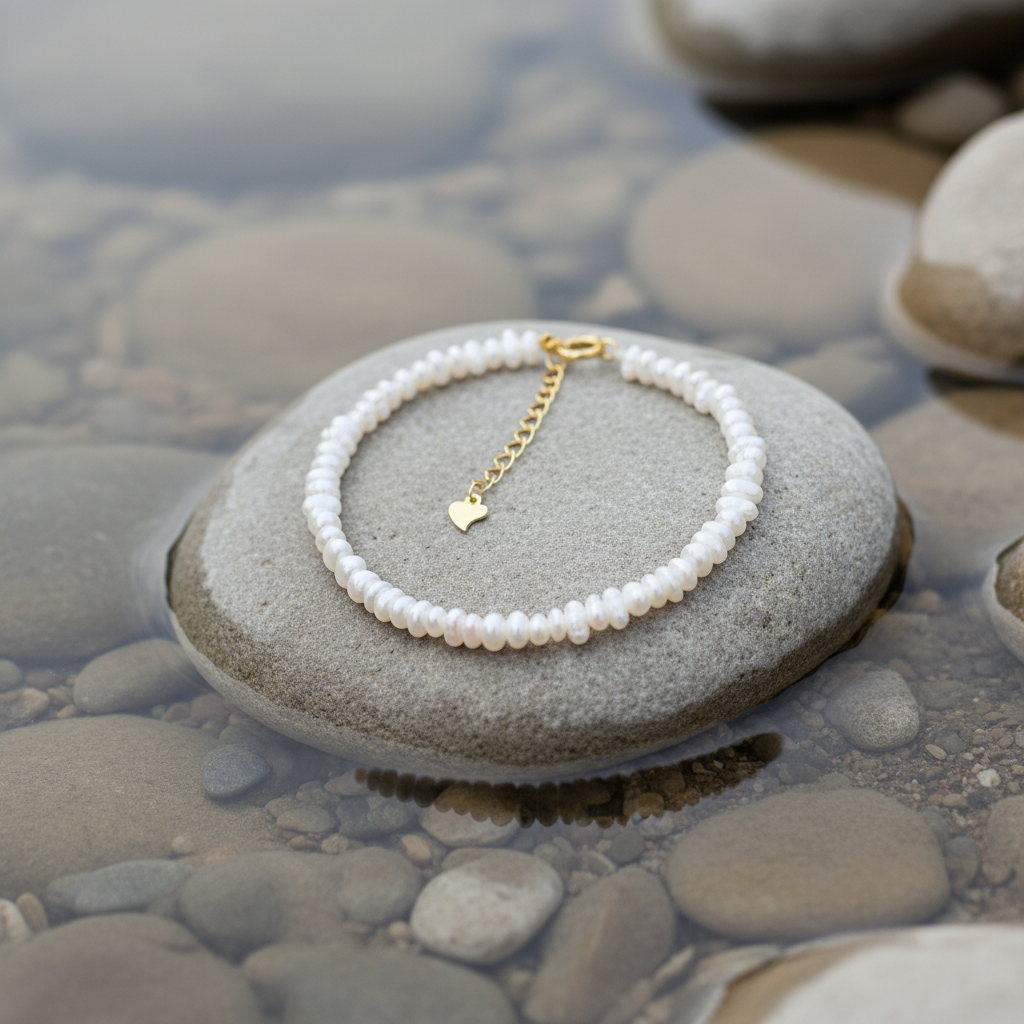 Mily armband aan de waterkant