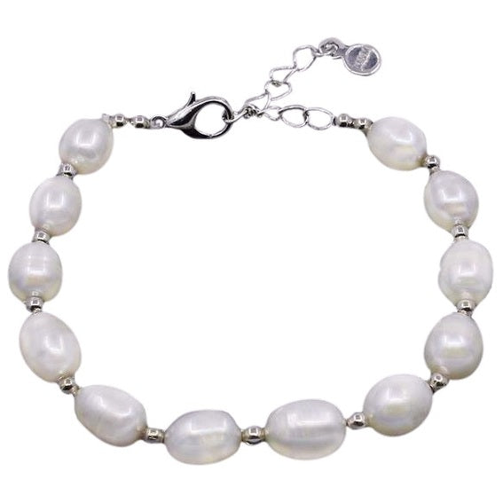 Zoetwater parel armband met witte parels | Pearl White