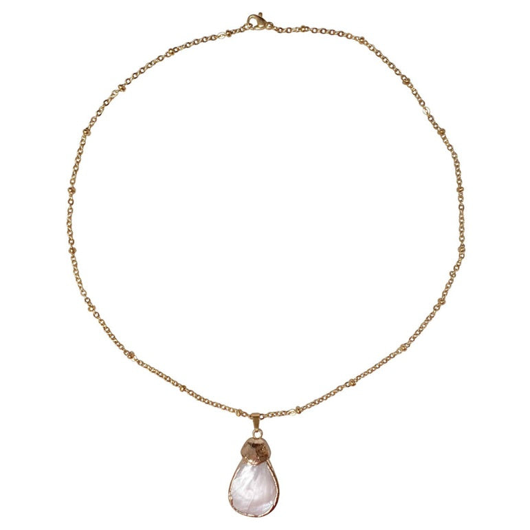 Parelmoeren ketting Gold Shell