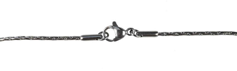 Slotje van witte schelpen ketting met zilver edelstaal | set Pearl White Turbo Shell