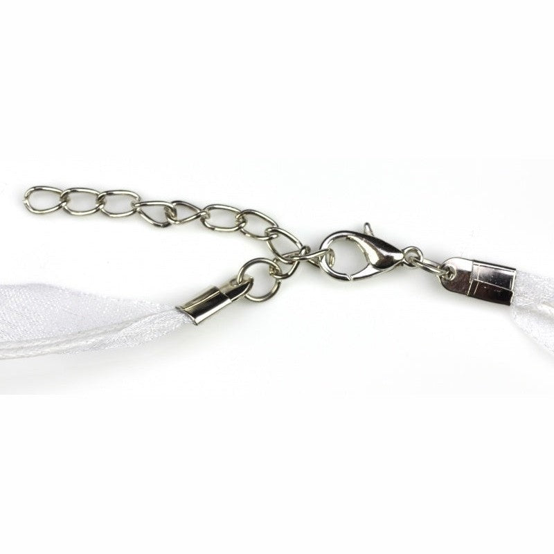 Slotje van zoetwater parelketting met zalm kleurige parel hanger | Elisa