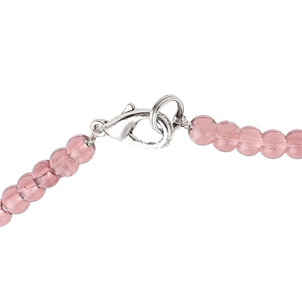 Edelstenen ketting Double Amethyst