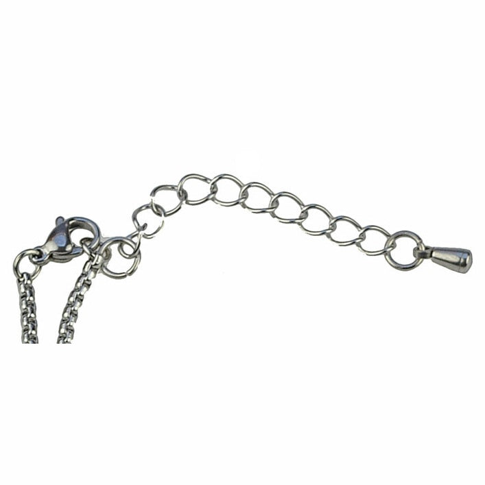 Slotje van witte zoetwater parelketting met rood koraal, stras steentjes en edelstaal | set Bright Pearl Coral