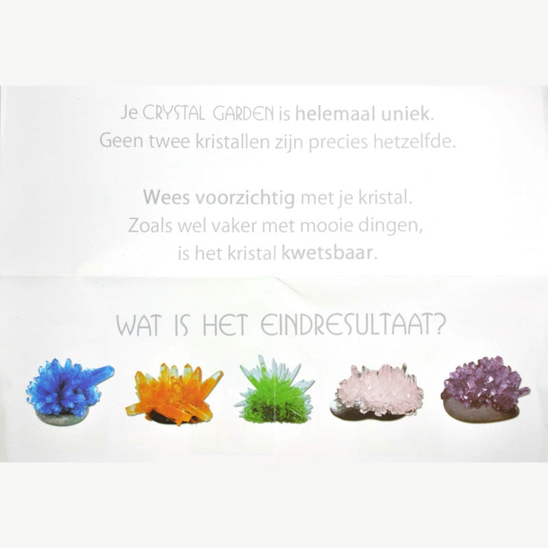 Varianten van de groei kristal | Cadeau set Crystal garden - Vrede