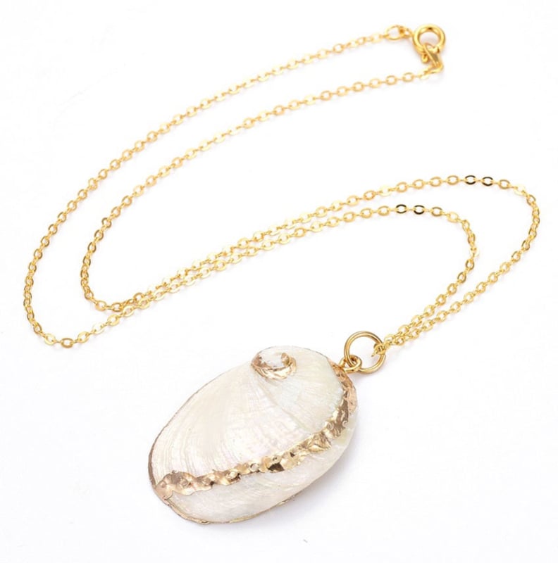 Parelmoeren schelpen set White Shell Gold