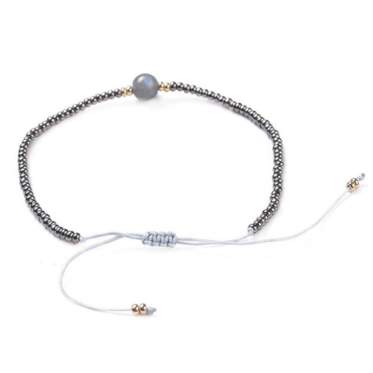 Slotje van edelstenen armband met labradoriet| Labradorite Mini