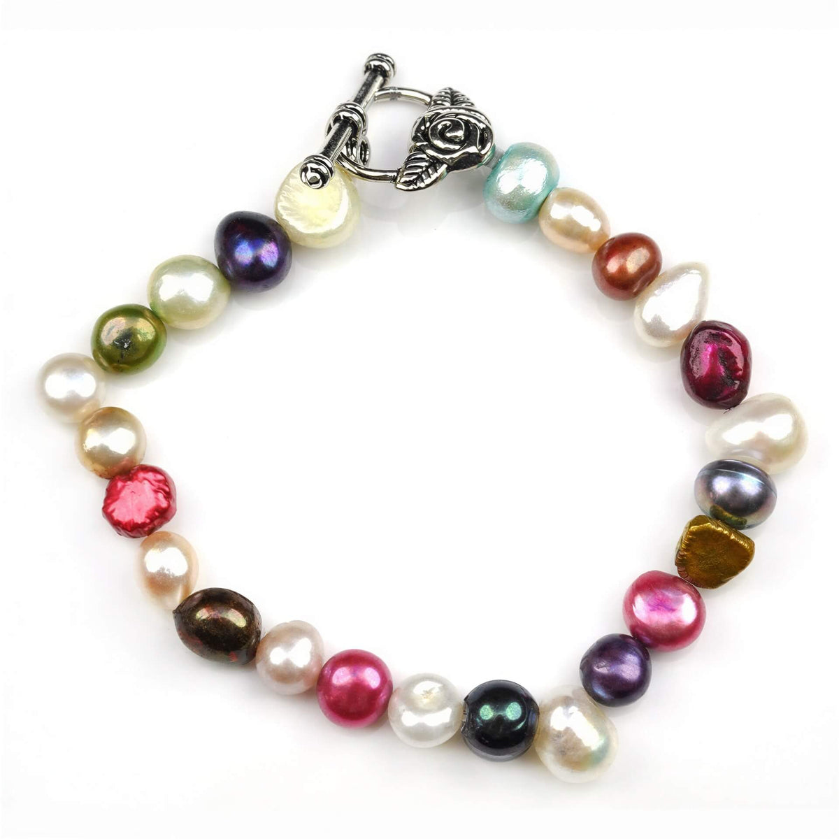 Zoetwater parel armband met bont gekleurde parels | Sparkling Color