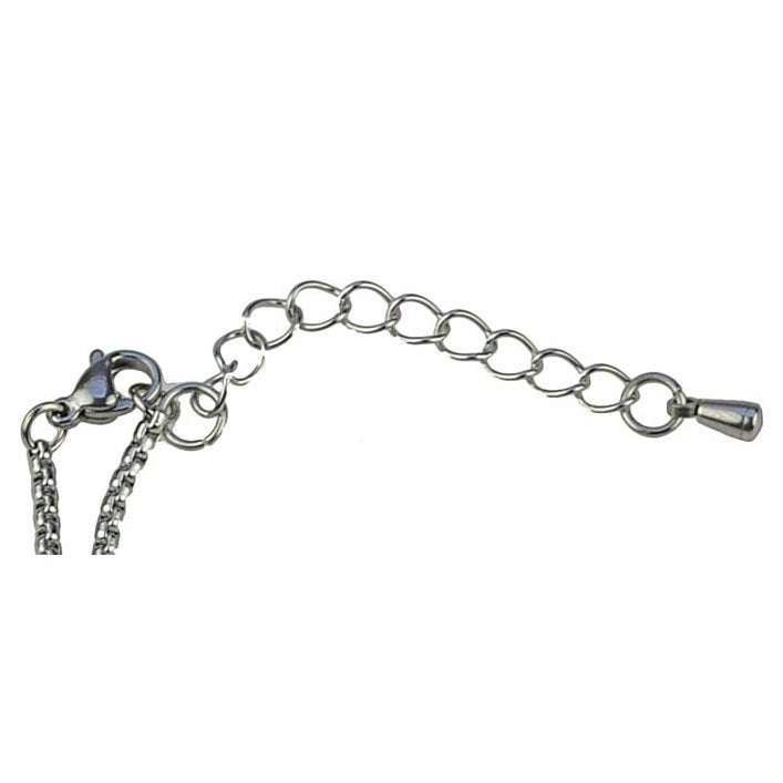 Slotje van witte zoetwater parelketting met rood koraal, stras steentjes en zilver edelstaal | Bright Pearl Coral