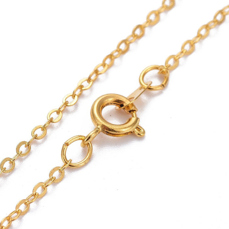 Slotje van roze schelpen ketting met Shell schelp en goud edelstaal | Gold Sea Shell Pink