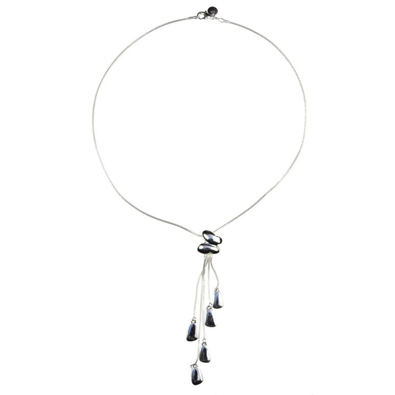Verzilverde ketting met hanger | Five