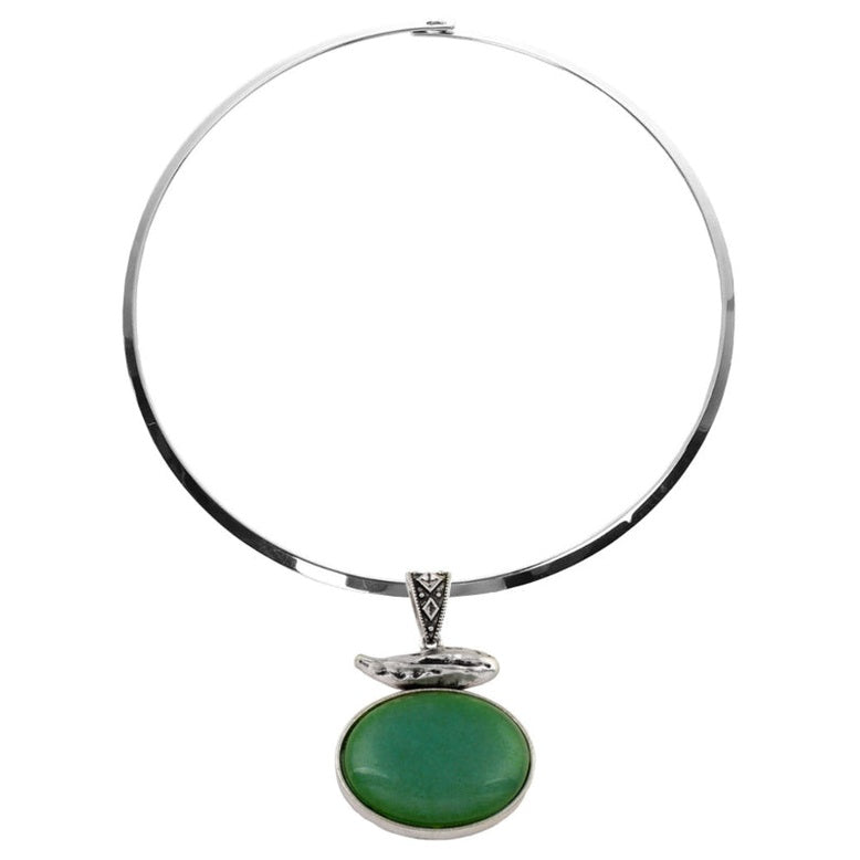 Groene edelstenen ketting met aventurine | Green Aventurine Choker