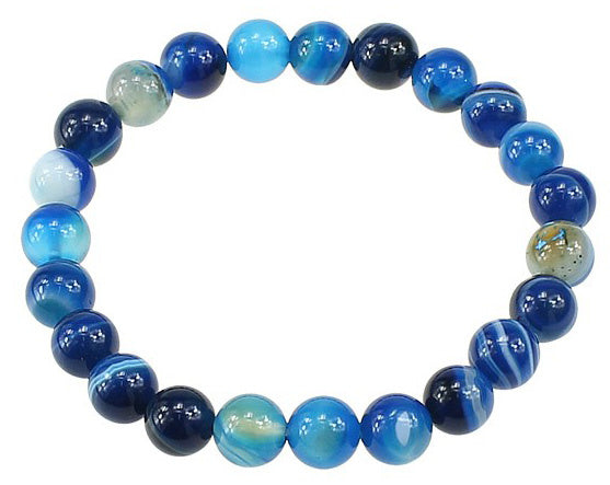 Blauw edelstenen armband met agaat | Little Blue Lace Agate