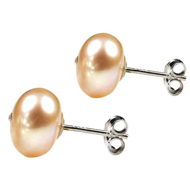Cadeau set zoetwater parel oorbellen Mea Bling W-Pe