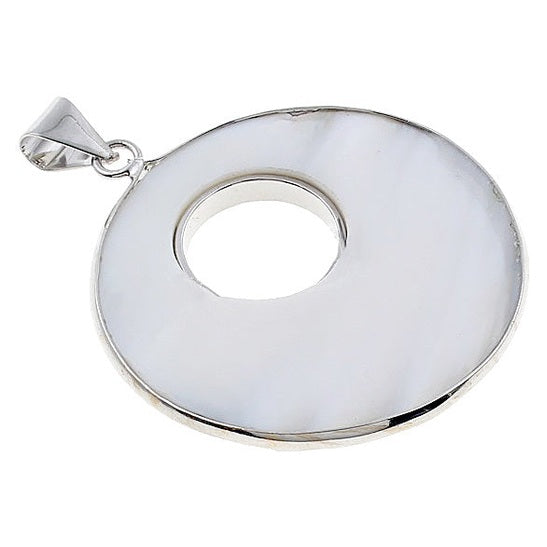 Achterkant van abaloon hanger | Abalone Donut Mosaic