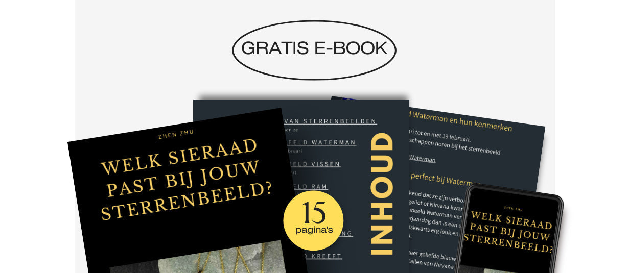 Gratis e-Book: Welk sieraad past bij jouw sterrenbeeld?
