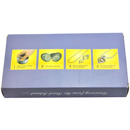 Achterkant van cadeau set wensparel Palmboom