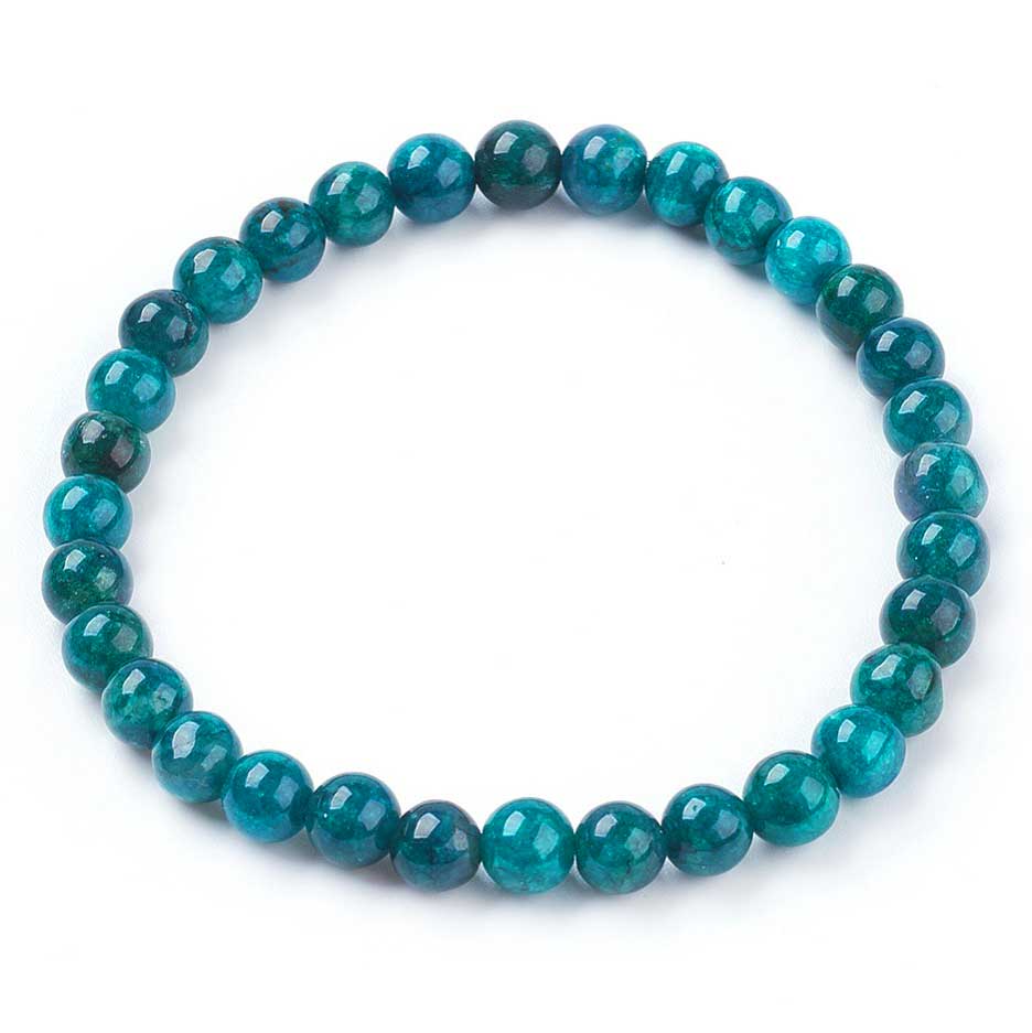 Edelstenen armband met apatite, elastisch | Apatite Small