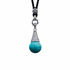 Turkoois edelstenen ketting met stras stenen en turkoois | Turquoise Bling