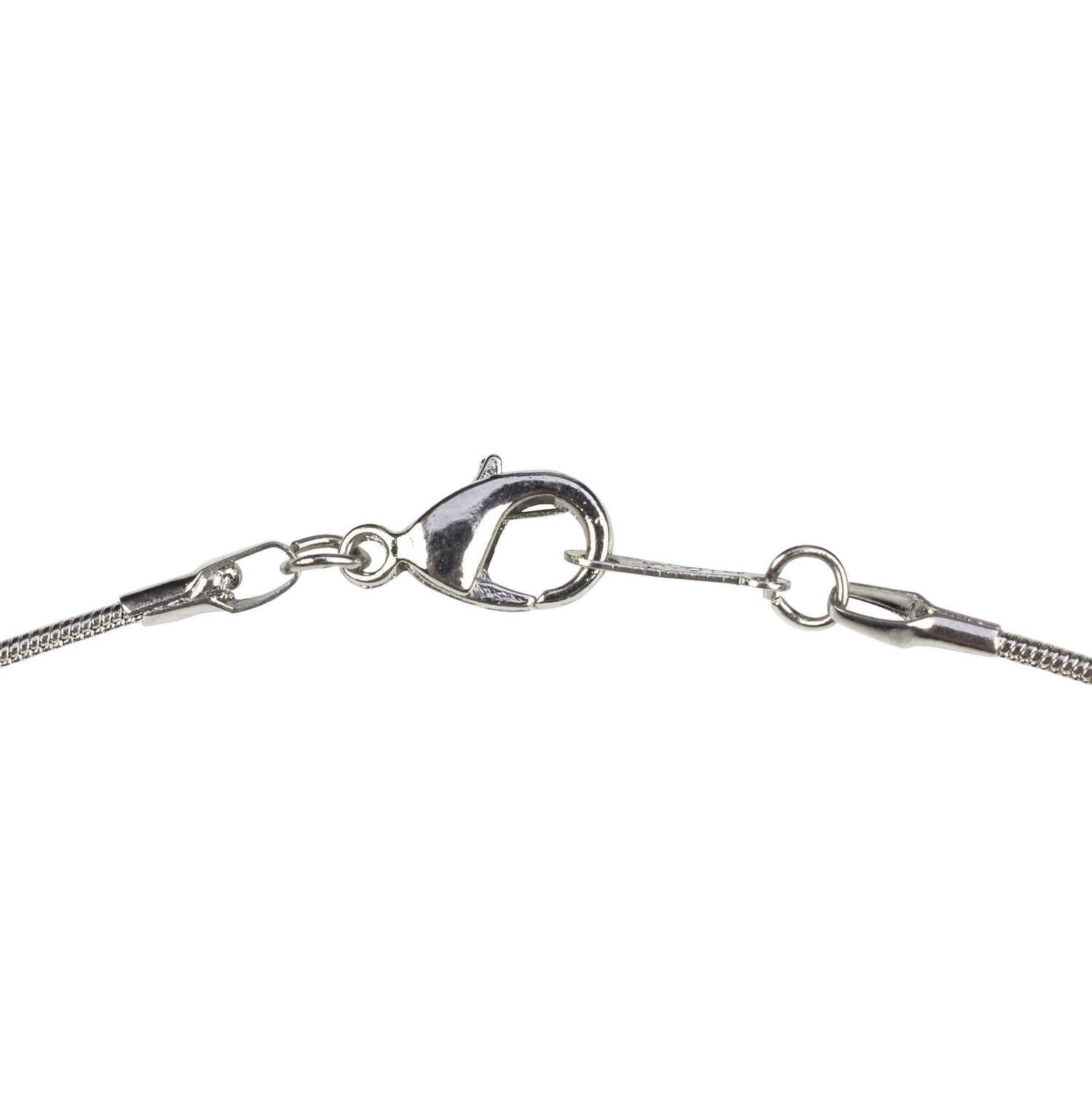 Slotje van mother of pearl parelketting met grijze parel en stras steentjes | Glanie
