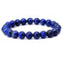 Blauw edelstenen armband met lapis lazuli, elastisch | Lapis Lazuli