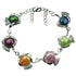 Zoetwater parel armband met bont gekleurde parels | Evita Color