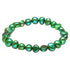Groen zoetwaterparel armband, elastisch | Green Pearl