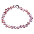 Handgeknoopt zoetwater parel armband met roze parels en sterling zilver (925) | Rosabel