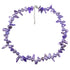 Handgeknoopte zoetwater parelketting met lila kleurige parels en sterling zilver (925) | Purple Blister