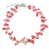 Wit roze parelketting in 2 rijen met sterling zilver (925) | Turtle Pink
