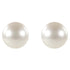 Witte zoetwater parel oorbellen 11,5 mm, parel oorknoppen | Mea 11,5