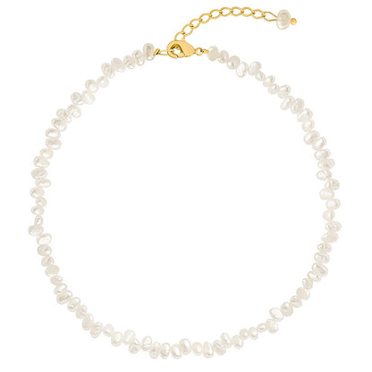 Chique zwart-witte zoetwaterparel 925 zilveren ketting Chique zwart-witte zoetwaterparel 925 zilveren ketting