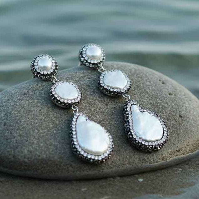 Bright 3 Pearls op steen