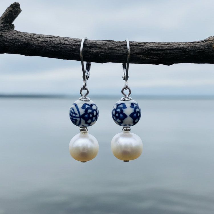 Oorbellen bewolkte dag