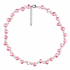 Handgeknoopte zoetwater parelketting met witte en roze parels en sterling zilver (925) met verlengketting | Philou