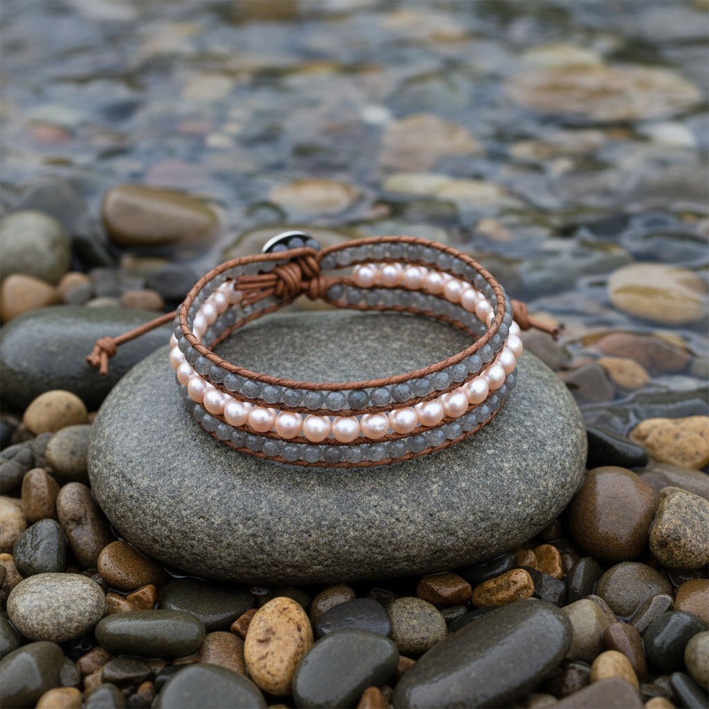 Kallu armband bij water - variatie