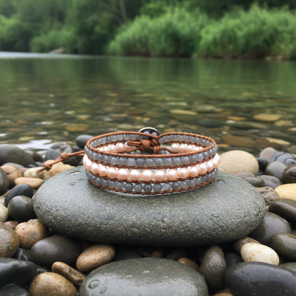 Kallu armband bij water