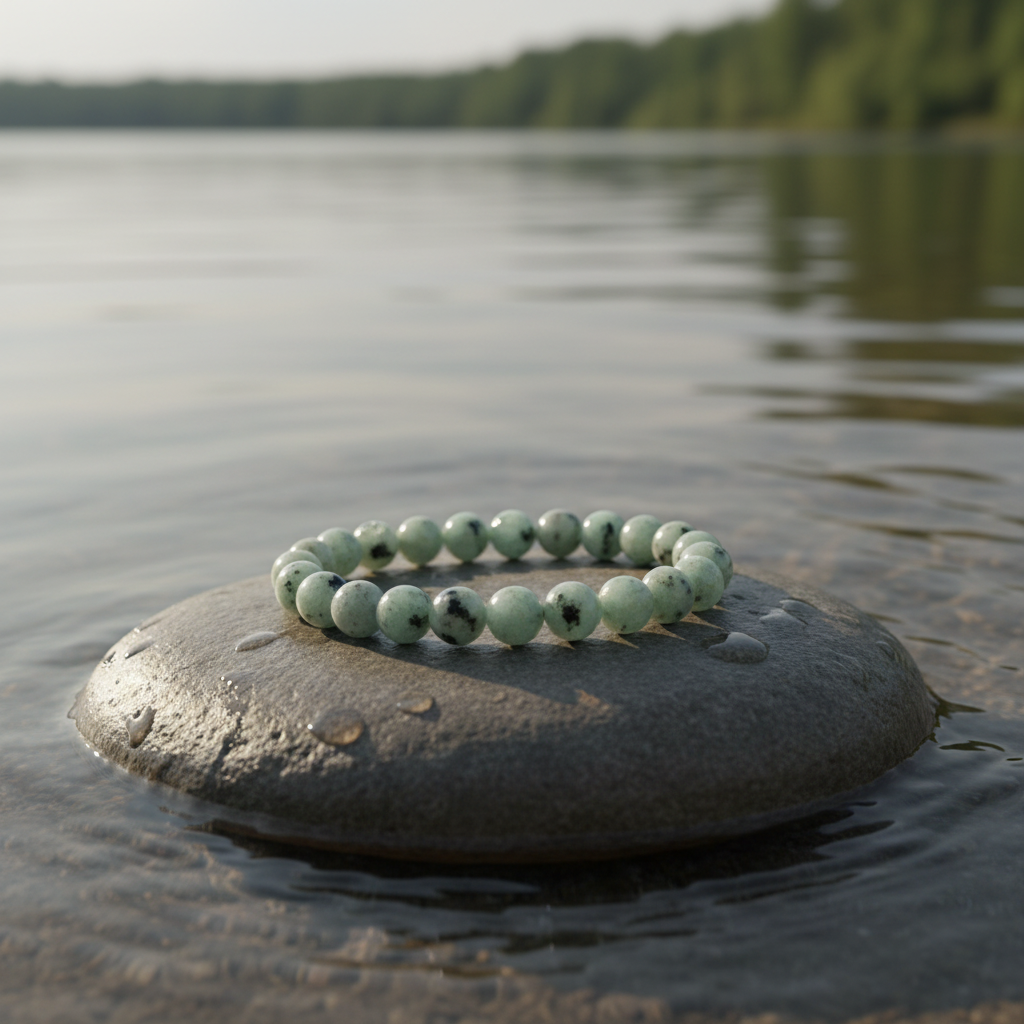 Labradorite armband aan de waterkant