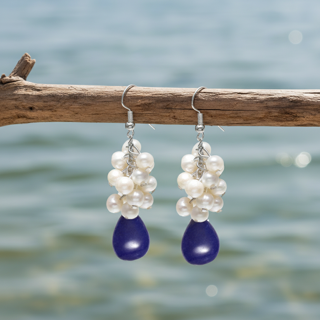 Lazoline oorbellen aan tak