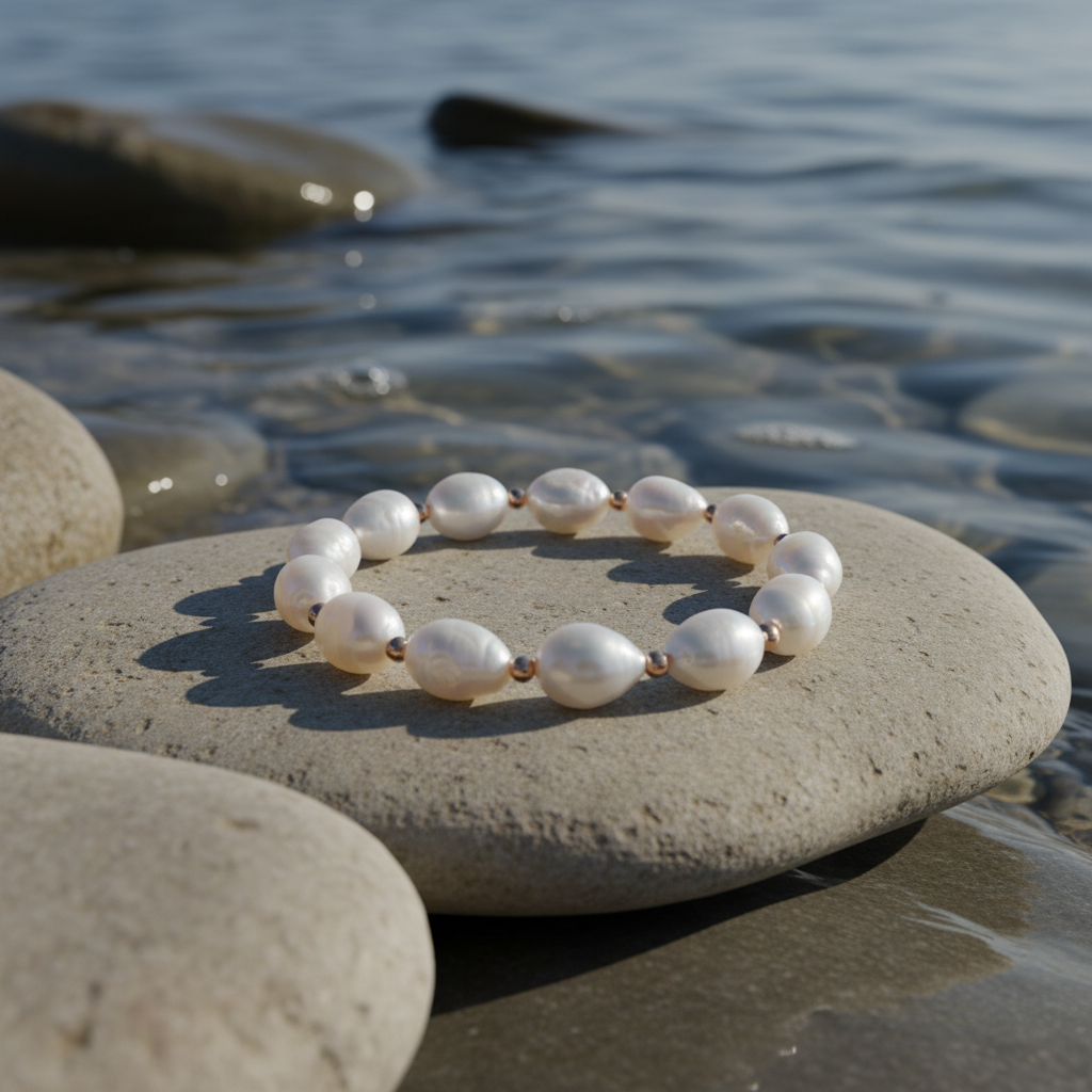 Pearl Rosé armband sfeerbeeld - variant