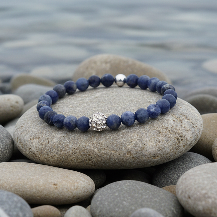Sodalite Sparkling Silver armband sfeerbeeld - variant