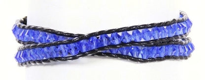Kristallen armband Crystal Light Blue