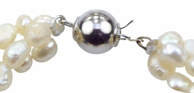 Zoetwater parel armband Branca