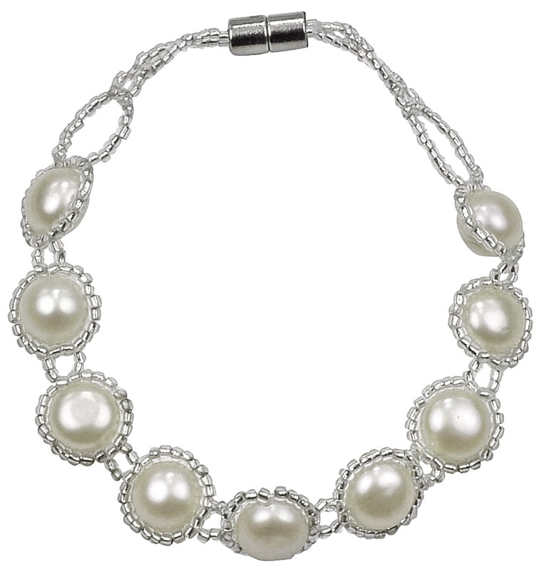 Zoetwater parel armband Pearl O