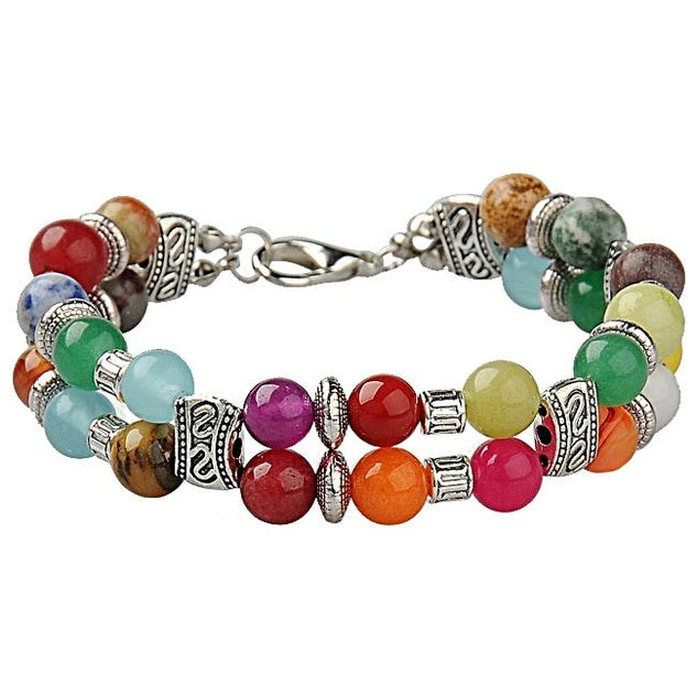 Edelstenen armband met verschillende edelstenen | Colorfull Gemstones